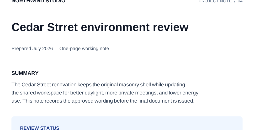 Edited PDF with a longer phrase reflowed inside the paragraph.
